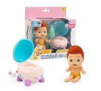 Cicciobello Amicicci Potty Playset, Pot avec Petites poupées avec 2 Effets sonores, Jeux Enfants 3 Ans, Fonction Pipi et Accessoires Inclus