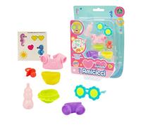 Cicciobello Amicicci, Set Vêtements et Accessoires, Thème Plage, Jouet pour Enfants dès 3 Ans, GIOCHI PREZIOSI, CC041