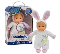 Cicciobello - Bébé Dreams Poupée conçue pour Les Tout-Petits, pour bébés à partir de 0 Mois, Douce avec détails Glow in The Dark, Couleurs Assorties Bleu ou Blanc, Jeux précieux, CCBB6000