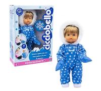 Generique Poupon Cicciobello 42 cm, corps dur, interactif marche ou rampe, tenue hiver