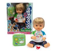 CICCIOBELLO Premiers Mots Poupée bébé interactive pour les enfants à partir de 2 ans - 30 cm