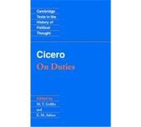 Cicero, Cambridge Texts in the History of Political Thought M.T. Griffin (Auteur)