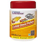 Cichlid Omni Granulés Petit Nourriture pour Poisson, 200 g