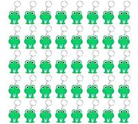 CiciBear Lot de 40 décorations de fête grenouille verte pour invités, fête sur le thème du prince grenouille, fête prénatale, fête scolaire, retour aux années 80, anniversaire d'enfant