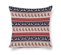 CiCiDi Housse de Coussin décorative carrée en Coton et Lin pour Chambre à Coucher, canapé, Voiture