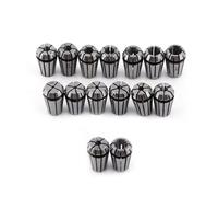 ciciglow 15 pièces ER11 Ensemble de Pinces à Ressort Broche CNC ER-11 Pince de Gravure Haute précision pour Machine de Gravure CNC