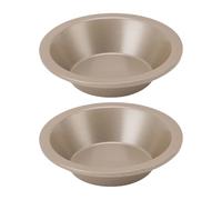 ciciglow 2pcs Hamburger Bun Moule, Moule de Pain en Acier en Carbone Antiadhésif Taille Standard pour la Fabrication de Galettes, Petits Pains, Crêpes, Crêpes