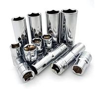 ciciglow 3/8 Conduite IMPACT HEX -SOCKEL -SET CHROME VANADIUM ACTEUR DU DURABLE BASE 6 Points pour les Réparations Mécaniques