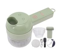 ciciglow 4 en 1 Legumes Multifonctions Electrique,Portable Legume électrique,USB Rechargeable à oignons pour Gingembre, Piment, Fruits, Viande