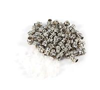 ciciglow 50 pièces 5mm Support LED, Support de Lampe Couleur Argent Panneau d'affichage Accessoire LED Support de Fil 8mm