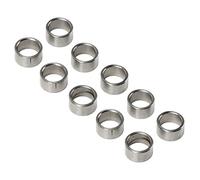 ciciglow Acier Inoxydable de Haute qualité - Kit de Machine à Laver - 10pcs 15 Mm ou 12 Mm Créateur D'espace ID pour Les Composants sur L'onde Ronde (3515-0015-0080)