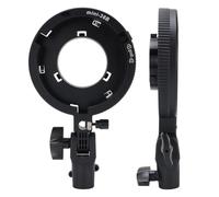 ciciglow Adaptateur de flash pour appareil photo Bowens Mini vers standard pour Bowens Flash Support pour boîte à lumière Beauty Softbox parapluie avec interface universelle de 1,65 cm