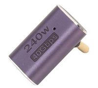 ciciglow Adaptateur USB4.0 C à Angle Droit, Rapide 240 W PD, 40 Gbit/s, Transmission AV 8K 60 Hz, pour Galaxy, pour Switch, pour Steam Deck