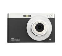 ciciglow Appareil Photo Numérique 4K pour Débutants et Adolescents, Caméra de Vlogging Zoom 16X avec écran HD IPS de 2,88 Pouces, Caméra Rétro Compacte 50 MP pour Vlogging de Voyage (Black)