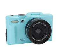 ciciglow Appareil Photo Numérique 5K, 75MP HD Autofocus 18x Digital Zoom WiFi Mirrorless Camera avec écran Flip de 3 Pouces, pour la Photographie de Voyage