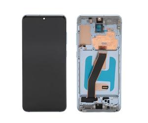 ciciglow Assemblée de Numériseur D'écran Tactile de Téléphone, pour S20 4G Pièces de Rechange D'écran Tactile D'affichage à Cristaux Liquides de 6.2 Pouces pour G980 (Blue)