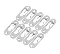 ciciglow Attaches de Cintre en Métal argenté, 40 Pièces, Conception en Trou de Serrure pour Cadre Suspendu, Décoration Murale