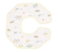 ciciglow Bavoirs Absorbants en Coton Unisexe pour bébé, Serviette de Salive Douce et Confortable pour Manger en Bave, Motifs de Dessins Animés Mignons pour Bébés, Paquet de 1, Idéal pour le Temps