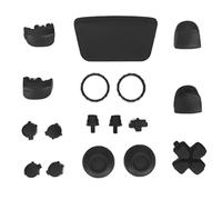 ciciglow Boutons de Contrôleur de Jeu, Boutons de Remplacement L2 R2 Ensemble de Boutons Complet Kit de Réparation de Bouton de Remplacement pour Contrôleur de Jeu (Le Noir)