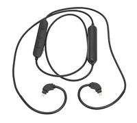 ciciglow Câble Adaptateur Bluetooth pour écouteurs, Cordon Adaptateur pour écouteurs Rechargeables à 2 Broches, Remplacement Premium avec Micro et Contrôle du Volume pour Massdrop