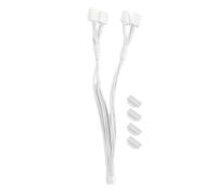 ciciglow Câble D'extension PCI E 5.0, 16 Broches (12 + 4) Mâle vers 4 X 8 Broches (6 + 2) Câble D'extension à Manchon Femelle 16 AWG pour 3090Ti pour RTX 4070 4080 4090 14 Pouces