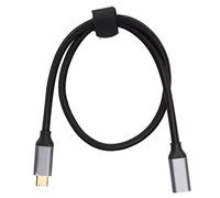 ciciglow Câble D'extension USB C, Câble D'extension HD 4K USB 3.1 GEN2 Mâle vers Femelle 5A 100W PD Charge Rapide 10Gbps Câble de Transfert de Données de Type C (50cm)