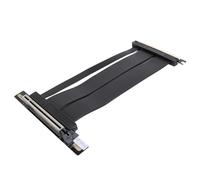 ciciglow Câble élévateur PCIE5.0 X16, Câble D'extension GPU Haute Vitesse 90 °, Câble D'extension de Carte Graphique PCI Express Gen5 blindé à Double Rangée, 20 Cm