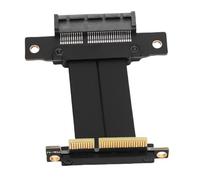 ciciglow Câble Flexible PCIe 4.0 X4 Mâle vers Femelle, Performances Stables de 8 Go/s pour les Jeux Extrêmes, les Applications IA, Noir (10)