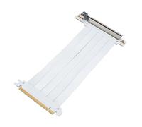 ciciglow Câble Riser PCIe 4.0 X16, Câble D'extension GPU Flexible Haute Vitesse 90 ° Câble D'extension de Carte Graphique PCI Express Gen4.0 128 Gbit/s (20cm)