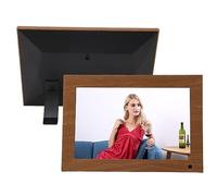 ciciglow Cadre Photo Numérique 10,1 Pouces, Cadre Photo Numérique IPS HD avec écran Tactile 1280 X 800 Pixels, Intelligent pour L'application Frameo, 100-240 V (Prise UE)