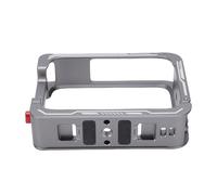 ciciglow Cage de Protection en Métal, Cadre de Protection en Alliage D'aluminium, Couvercle de Capuchon D'objectif en Silicone Résistant à l'eau et à l'eau, Port fileté 1/4 pour Divers