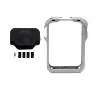 ciciglow Cage D'extension de la Caméra, Cadre de Protection Métallique avec Chaussures Froides et Port 1/4 Vis pour la Caméra Panoramique 360, Fenêtre D'accès à la Charge (Grey)