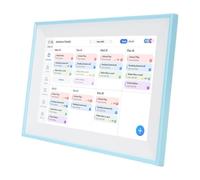 ciciglow Calendrier Numérique Intelligent, Cadre Photo électronique à écran Tactile Tactile de 10,1 Pouces avec Mises à Jour Météorologiques en Temps Réel, pour le Planificateur de la
