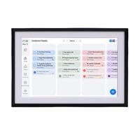 ciciglow Calendrier Numérique Intelligent de 10,1 Pouces, Planificateur de Famille à écran Tactile HD avec Stockage et Affichage Photo, pour L'organisation Domestique et la Planification (Prise UE)
