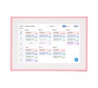 ciciglow Calendrier Numérique Intelligent, Planificateur de Famille à écran Tactile de 10,1 Pouces HD avec Graphique de Corvée et Cadre Photo, pour Home Syncvia WiFi Outlook