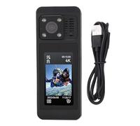 ciciglow Caméra d'action 4K, Caméra Sportive WiFi WiFi à 140 Degrés avec écran Tactile de 2,0 Pouces et Stabilisation d'image, pour Le Cycle de Montage de Connexion de L'application pour