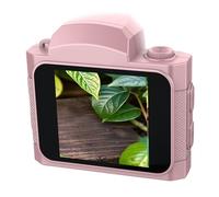 ciciglow Caméra Numérique de Trousque, Enregistreur Vidéo HD 64MP 4K avec Grand Angle de 78 ° et Voyant de Remplissage à LED intégré, 19 Effets de Filtre pour L'enregistrement de Voyage (Pink)