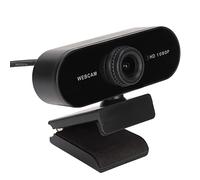 ciciglow Caméra Web, Caméra D'ordinateur HD 1080P/30fps Webcam USB avec Rotation à 360° avec Microphone pour Les Appels Vidéo de Conférence(Véritable Mise au Point Manuelle 1080P)