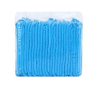 ciciglow Capeur Jetable Élasticité élevée de Tissu Non tissé Couverture de la Tête de Réseau de Cheveux Jetable pour L'usine de Salon de beauté, 100 Pack de 100 (Bande de caoutchouc double 21 pouces)