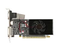 ciciglow Carte Graphique de Bureau, 4 Go DDR3 128 Bits, Carte Graphique 700/1400 MHz DVI HD VGA PCI Express X16 3.0 pour Châssis D'ordinateur
