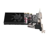 ciciglow Carte Graphique de Jeu, 1 Go DDR3 64 Bits, Résolution 2560 X 1600, Interface DVI VGA avec Ventilateur pour Ordinateur de Bureau
