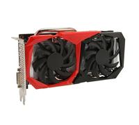 ciciglow Carte Graphique de Jeu GDDR6 6 Go 192 Bits avec Double Ventilateur de Refroidissement, 3 Interfaces de Sortie, Horloge GPU 1 365 MHz et Horloge Mémoire 14 000 MHz
