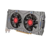 ciciglow Carte Graphique GTX750TI PCI E, 2 Go GDDR5 128 Bits PCI Express 2.0 16X pour Ordinateur de Bureau, Carte Graphique de Jeu, Double Ventilateur de Refroidissement, Prise en
