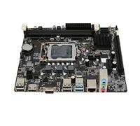 ciciglow Carte Mère DDR3, Carte Mère LGA1155 CPU M ATX pour Carte Mère de Bureau Core I7/i5/i3 Double Canal DDR3 100M Carte Réseau, Carte Son 5.1 Canaux