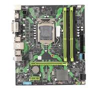 ciciglow Carte Mère de Bureau ATX pour L'exploitation Minière, LGA 1155, 4 Emplacements DDR3,M.2, Sortie HD VGA, Alimentation Multiphasée, Matériau Solide