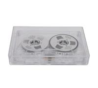 ciciglow Cassette Vierge, 50 Minutes de Polarisation Normale Bobine à Bobine, Bande D'Enregistrement Sonore, Portable dans Une Boîte Transparente avec Papier, Enregistrement de Musique