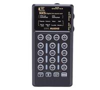 ciciglow Changeur de Voix Portable, 8 Changements de Voix, Carte Son Bluetooth Live, Carte Son Plug and Play Cool Lights pour Podcasting, Jeu, Chant
