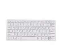 ciciglow Clavier Coréen sans Fil, Clavier Hangul Portable 2,4 GHz à 78 Touches Résistant aux éclaboussures - Ultra-Fin et Léger pour PC et Ordinateur Portable