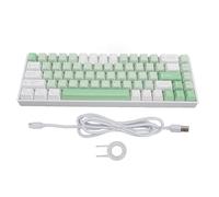 ciciglow Clavier Mécanique 68 Touches, Modes de Clavier de Jeu rétroéclairé RVB 2.4G sans Fil Bluetooth 3.0 5.0 Type C Clavier Mécanique Filaire