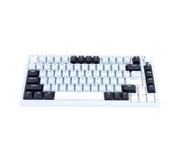 ciciglow Clavier Mécanique sans Fil, 81 Touches, Disposition 75%, Clavier de Jeu Bluetooth 2,4 GHz USB C, Blue Switch V6.0 avec Rétroéclairage RVB 16 Mo pour Ordinateur (Bleu d'Islande)